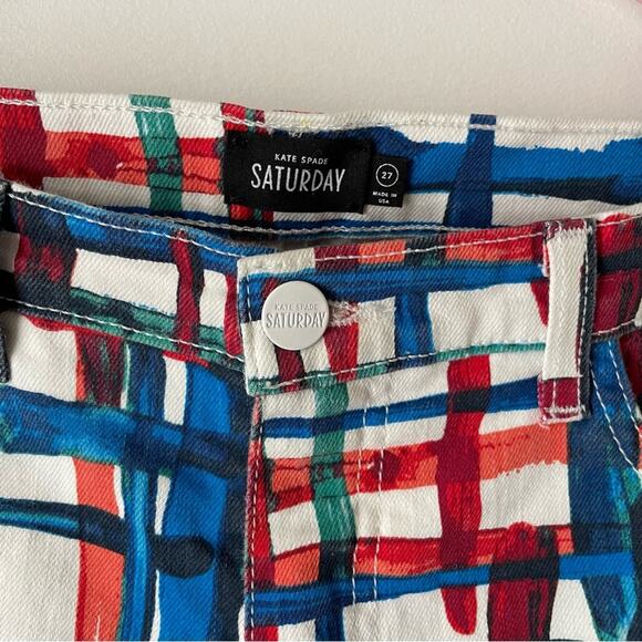 Kate Spade Saturday Printed Jeans Size 27 - Picture 4 of 7